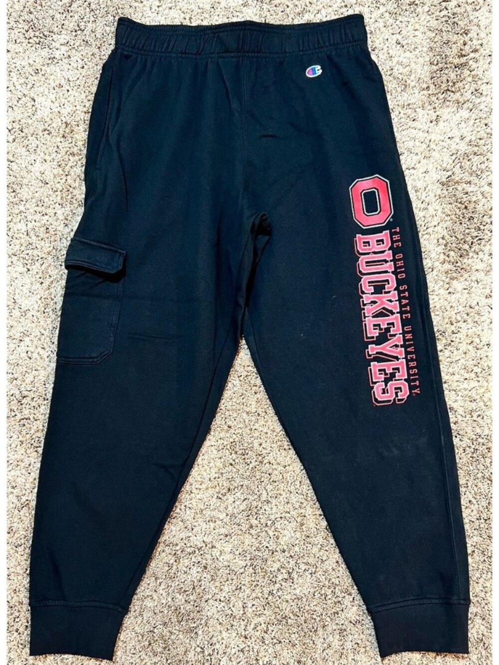 Ohio State Buckeyes Sweatpants S Large ~ Black ~College Football